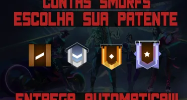 Conta FREE FIRE Smurf | Bronze | Prata | Ouro | Platina