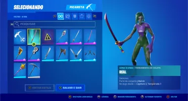 Conta Fortnite várias skins