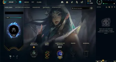 Conta League of Legends 2019 Mestre MMR ALTO