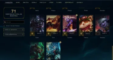 Conta Platina 2 Season 9 MMR alto