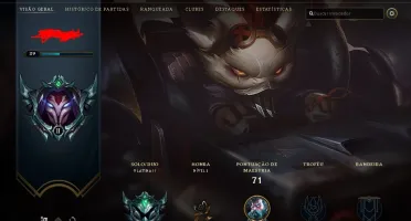 Conta Platina 2 Season 9 MMR alto