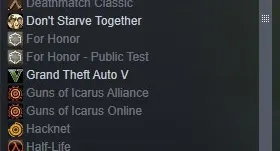 Conta STEAM com 68 jogos.