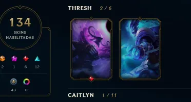 Conta LOL PAX SIVIR, PAX NEOSIVIR, PAX JAX - 134 skins!