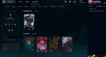 Conta lol Ouro 3 s8