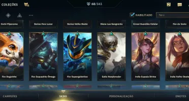 WILD RIFT 69 SKINS; PASSE ON; PASSO TODOS OS DADOS