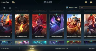 WILD RIFT 69 SKINS; PASSE ON; PASSO TODOS OS DADOS