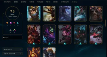 Conta do lol Platina com todos campeões