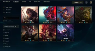 Conta do lol Platina com todos campeões
