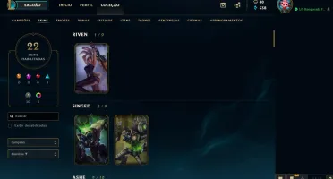 Conta Level 55 Gold V