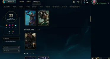 Conta Level 55 Gold V
