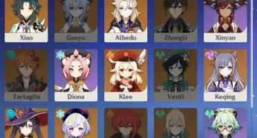 (Kazuha) Genshin Impact com 8 personagens 5* + 3 armas 5*