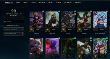 CONTA LEAGUE OF LEGENDS PLATINA 3 (LOL)