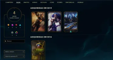 CONTA LEAGUE OF LEGENDS PLATINA 3 (LOL)
