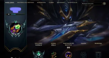 CONTA LEAGUE OF LEGENDS PLATINA 3 (LOL)