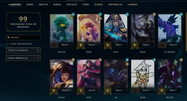 CONTA LEAGUE OF LEGENDS PLATINA 3 (LOL)
