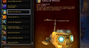 CONTA WOW TOP COM SKIN DRUIDA GUARDIÃO
