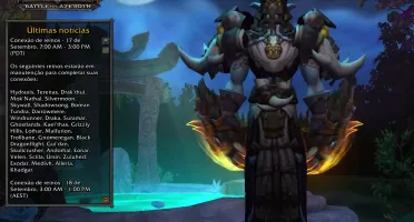 CONTA WOW TOP COM SKIN DRUIDA GUARDIÃO