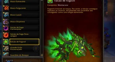 CONTA WOW TOP COM SKIN DRUIDA GUARDIÃO