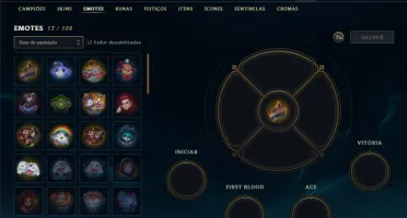 Conta Diamante 2 com 30 Champs e 15 Fragmentos de Skins