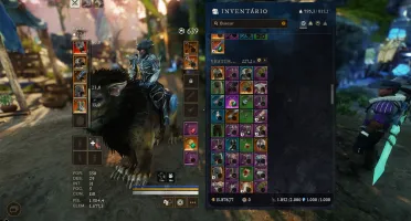 conta new world lvl65 lvl200 de montaria e expansao