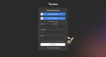 Artifism - AI Content & Image Generator SaaS