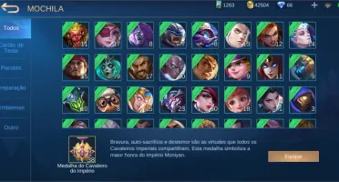 Conta Mobile legends mediana nv.30 baratin
