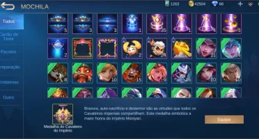 Conta Mobile legends mediana nv.30 baratin
