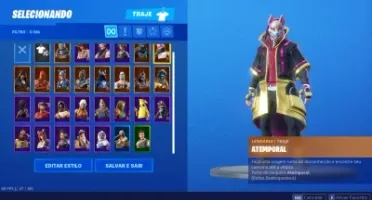 VENDO CONTA DE FORTNITE COM ATEMPORAL