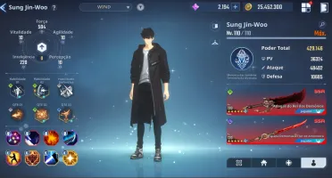 Conta Solo Leveling 1.8Kk