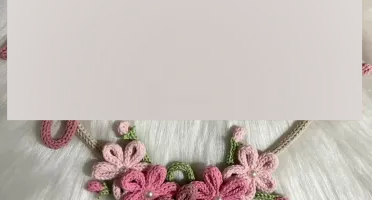 Guirlanda de Coração jardim personalizado em Tricotin