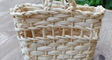 Sacolinha de Palha para Lembrancinhas - Tamanhos