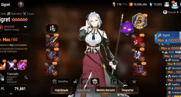 Conta Epic seven - recheada de recursos