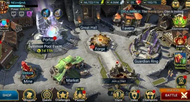 Raid shadow legends conta, com muita energia.