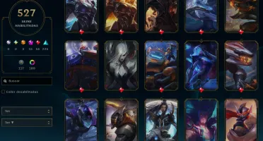 Conta Com +500 Skins E Ahri Termal Gatcha