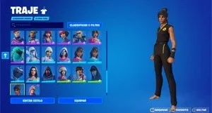 conta fortnite com muitas skins