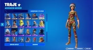 conta fortnite com muitas skins