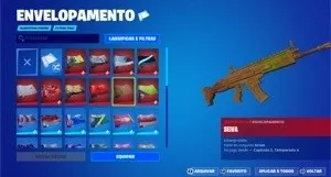 conta fortnite com muitas skins