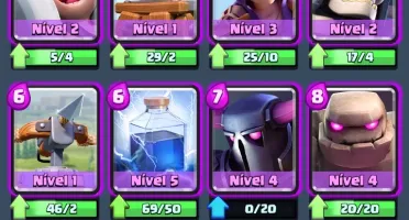Conta Clash Royale 4000 trofeus deck de lava nv3