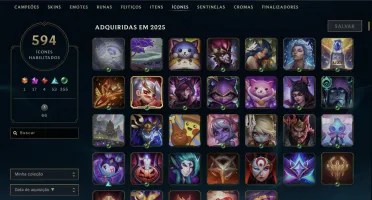 Conta De Lol Unico Dono Desde A Criacao Em 2013