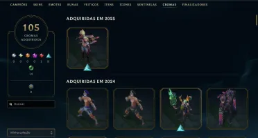 Conta De Lol Unico Dono Desde A Criacao Em 2013