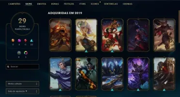 Conta - Platina 4, 90 Campeões, 30 Skins, 1 Vitoriosa