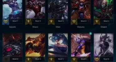 Conta - Platina 4, 90 Campeões, 30 Skins, 1 Vitoriosa