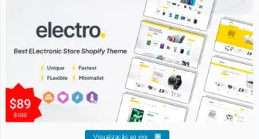Tema Shopify Electro Eletroeletrônico + Atualizações