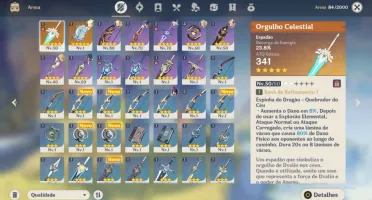 GENSHIN IMPACT - AR 42 - QIQI E ARMAS 5*