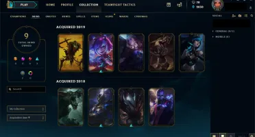 CONTA OURO 4 (36 campeões e 9 skins)