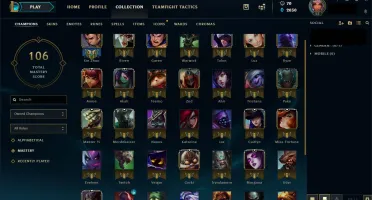 CONTA OURO 4 (36 campeões e 9 skins)