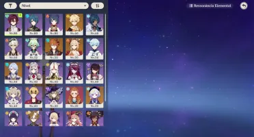 Conta AR49 - Heizou, xingqiu, ayato, childe, yoimiya, bennet