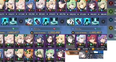 V>Conta Grand Chase Mobile Level 163 + Skin