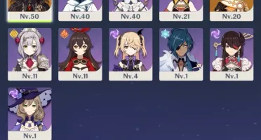 DILUC / AR 25 + 6 PERSONAGENS 4*