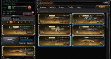 Vendo conta do crossfire marechal com 6 vips e alguns MN's.
